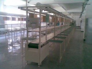 飛機臺式包裝皮帶線